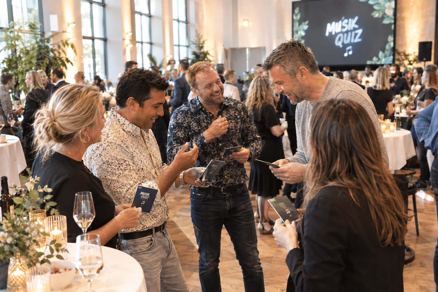 Humanic Group Dinner games til til firmafest - festunderholdning, der ryster jer sammen